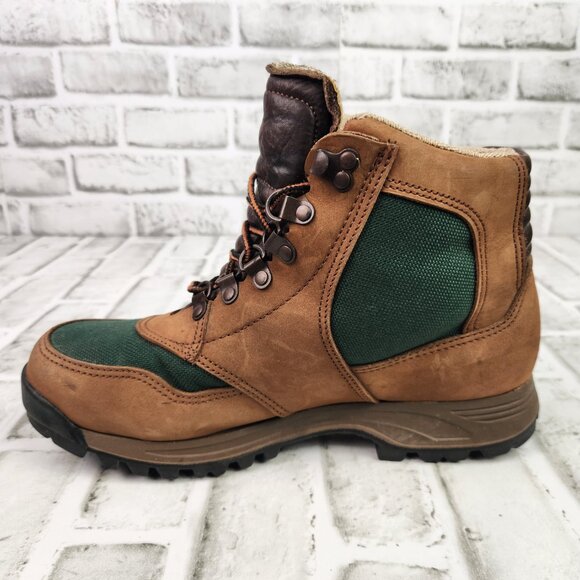 Vtg 1990 Danner Cross Hiker GTX Women's Sz 8.5 Brown Leather Trail Boots US Made - Picture 8 of 12
